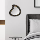 Maxbell Wall Mirror Apartment Entryway Bathroom Modern Makeup Mirror Wall Decoration Style A