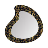 Maxbell Wall Mirror Apartment Entryway Bathroom Modern Makeup Mirror Wall Decoration Style B