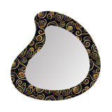 Maxbell Wall Mirror Apartment Entryway Bathroom Modern Makeup Mirror Wall Decoration Style B