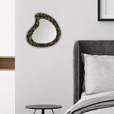 Maxbell Wall Mirror Apartment Entryway Bathroom Modern Makeup Mirror Wall Decoration Style B
