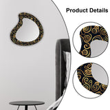 Maxbell Wall Mirror Apartment Entryway Bathroom Modern Makeup Mirror Wall Decoration Style B