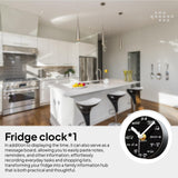 Maxbell Fridge Magnetic Clock Compact Portable Digital Wall Clock Refrigerator Decor