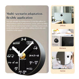 Maxbell Fridge Magnetic Clock Compact Portable Digital Wall Clock Refrigerator Decor