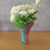 Maxbell Crystal Flower Vase Birthday Gifts Home Decor for Office Living Room Bedroom