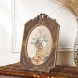 Maxbell Gold Resin Photo Frame Unique Classic Warm for Wedding Anniversaries Friends
