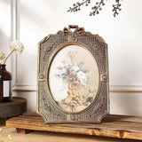Maxbell Gold Resin Photo Frame Unique Classic Warm for Wedding Anniversaries Friends