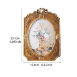 Maxbell Gold Resin Photo Frame Unique Classic Warm for Wedding Anniversaries Friends