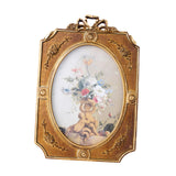 Maxbell Gold Resin Photo Frame Unique Classic Warm for Wedding Anniversaries Friends