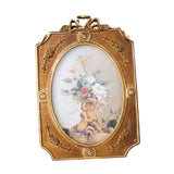 Maxbell Gold Resin Photo Frame Unique Classic Warm for Wedding Anniversaries Friends