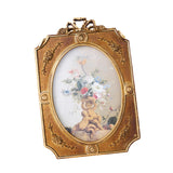 Maxbell Gold Resin Photo Frame Unique Classic Warm for Wedding Anniversaries Friends