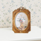 Maxbell Gold Resin Photo Frame Unique Classic Warm for Wedding Anniversaries Friends