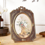 Maxbell Gold Resin Photo Frame Unique Classic Warm for Wedding Anniversaries Friends