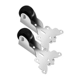Maxbell 2x Directional Caster Wheels Wear Resistant Smooth Sliding Door Track Roller