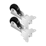 Maxbell 2x Directional Caster Wheels Wear Resistant Smooth Sliding Door Track Roller