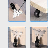 Maxbell 2x Directional Caster Wheels Wear Resistant Smooth Sliding Door Track Roller