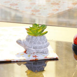 Maxbell Turtle Succulent Planter Pot Cute Simulated for Hotel Gift Table Centerpiece