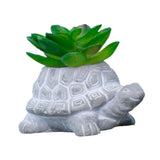 Maxbell Turtle Succulent Planter Pot Cute Simulated for Hotel Gift Table Centerpiece