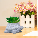 Maxbell Turtle Succulent Planter Pot Cute Simulated for Hotel Gift Table Centerpiece