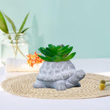 Maxbell Turtle Succulent Planter Pot Cute Simulated for Hotel Gift Table Centerpiece