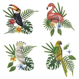 Maxbell Hanging Sculpture Greenery Leaves Flower Sign Office Kitchen Bird Wall Decor Style A