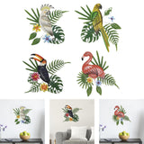 Maxbell Hanging Sculpture Greenery Leaves Flower Sign Office Kitchen Bird Wall Decor Style A