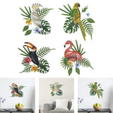 Maxbell Hanging Sculpture Greenery Leaves Flower Sign Office Kitchen Bird Wall Decor Style A