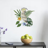 Maxbell Hanging Sculpture Greenery Leaves Flower Sign Office Kitchen Bird Wall Decor Style A