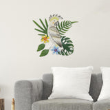 Maxbell Hanging Sculpture Greenery Leaves Flower Sign Office Kitchen Bird Wall Decor Style A
