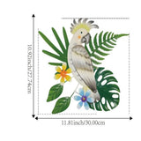 Maxbell Hanging Sculpture Greenery Leaves Flower Sign Office Kitchen Bird Wall Decor Style A