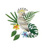 Maxbell Hanging Sculpture Greenery Leaves Flower Sign Office Kitchen Bird Wall Decor Style A