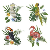 Maxbell Hanging Sculpture Greenery Leaves Flower Sign Office Kitchen Bird Wall Decor Style A