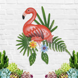 Maxbell Hanging Sculpture Greenery Leaves Flower Sign Office Kitchen Bird Wall Decor Style B