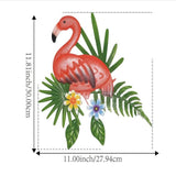 Maxbell Hanging Sculpture Greenery Leaves Flower Sign Office Kitchen Bird Wall Decor Style B