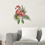 Maxbell Hanging Sculpture Greenery Leaves Flower Sign Office Kitchen Bird Wall Decor Style B