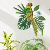Maxbell Hanging Sculpture Greenery Leaves Flower Sign Office Kitchen Bird Wall Decor Style C