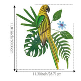 Maxbell Hanging Sculpture Greenery Leaves Flower Sign Office Kitchen Bird Wall Decor Style C
