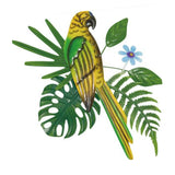 Maxbell Hanging Sculpture Greenery Leaves Flower Sign Office Kitchen Bird Wall Decor Style C