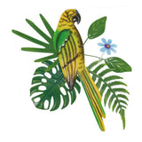 Maxbell Hanging Sculpture Greenery Leaves Flower Sign Office Kitchen Bird Wall Decor Style C