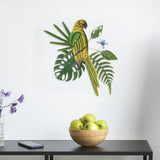 Maxbell Hanging Sculpture Greenery Leaves Flower Sign Office Kitchen Bird Wall Decor Style C