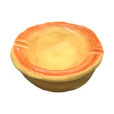 Maxbell Egg Tart Ashtray Decorative Multifunctional Container for Office Hotel Table