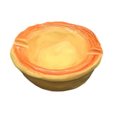 Maxbell Egg Tart Ashtray Decorative Multifunctional Container for Office Hotel Table