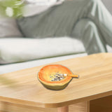 Maxbell Egg Tart Ashtray Decorative Multifunctional Container for Office Hotel Table