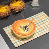 Maxbell Egg Tart Ashtray Decorative Multifunctional Container for Office Hotel Table