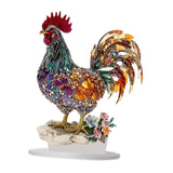 Maxbell Acrylic Chicken Decor 2D Ideal Gift Desktop Display for Home Holiday Cabinet