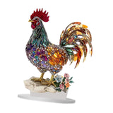 Maxbell Acrylic Chicken Decor 2D Ideal Gift Desktop Display for Home Holiday Cabinet