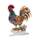 Maxbell Acrylic Chicken Decor 2D Ideal Gift Desktop Display for Home Holiday Cabinet