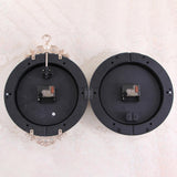 Maxbell Double Sided Wall Clock Battery Operated Non Ticking Silent Decorative Clock White