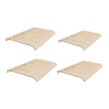 Maxbell Window Awning Door Canopy Window Canopy Exterior for Balcony Exterior Garage 35x40cm