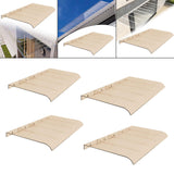 Maxbell Window Awning Door Canopy Window Canopy Exterior for Balcony Exterior Garage 35x40cm
