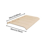 Maxbell Window Awning Door Canopy Window Canopy Exterior for Balcony Exterior Garage 35x50cm